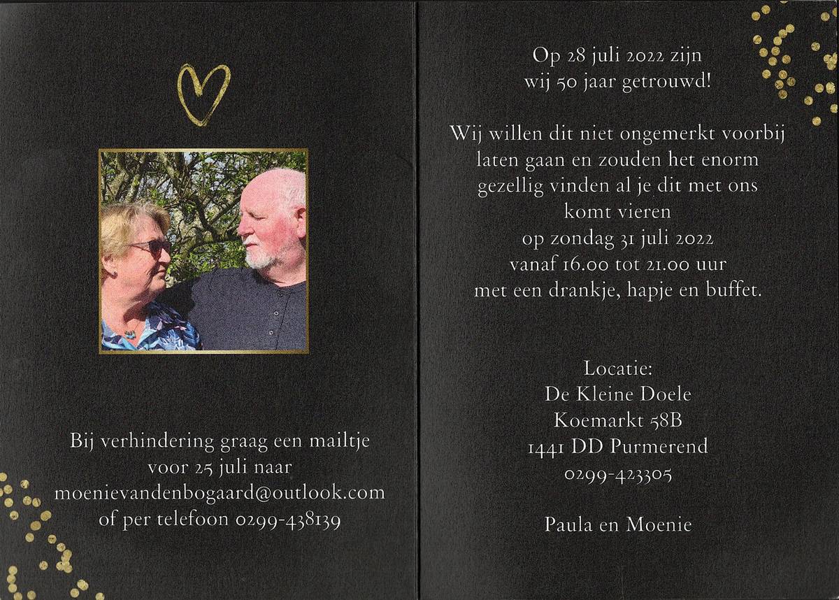 Moenie Paula 50 jaar bz int